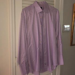 Light purple dress David Donahue dress shirt